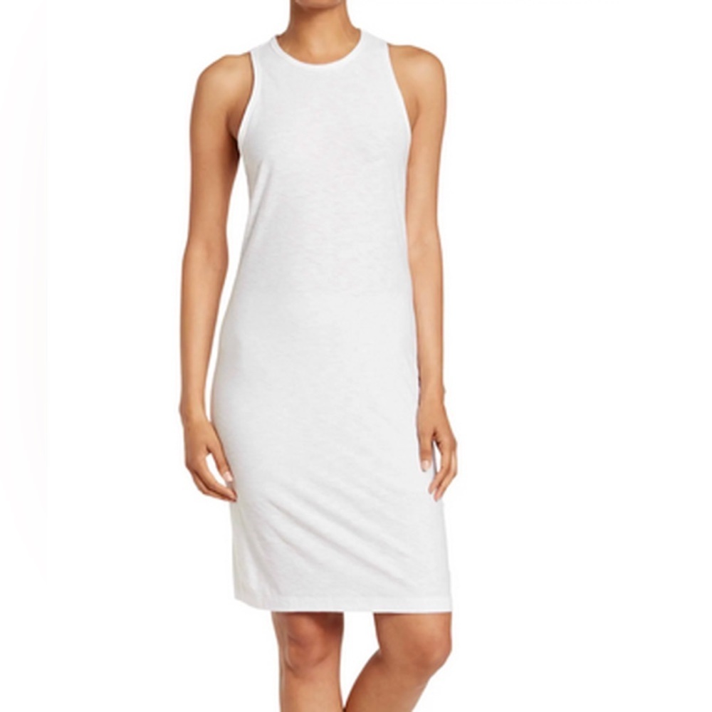 James Perse Racerback Dress in White Size 2 / Medium